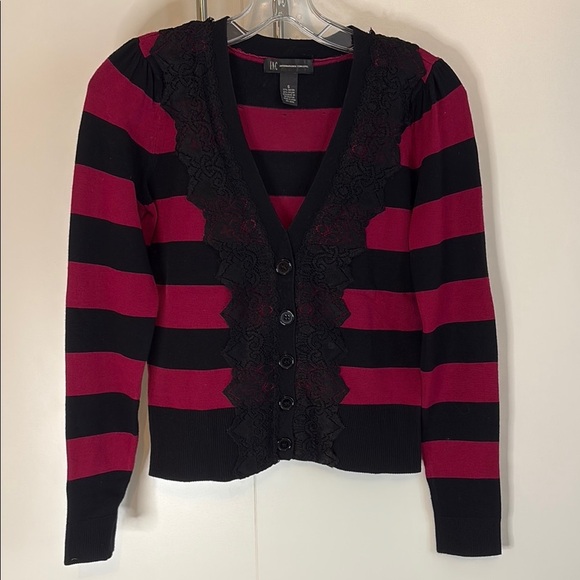 INC Women's Striped Cardigan Sweater - Picture 1 of 4